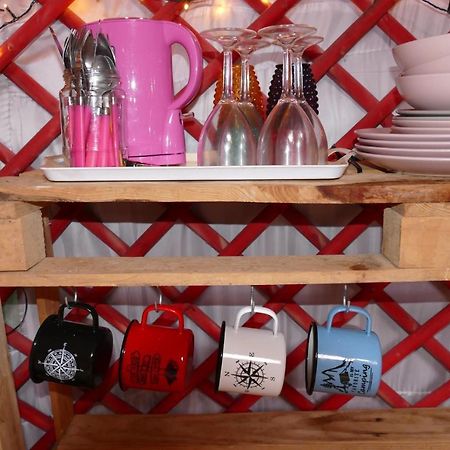 Alder Yurt Wych Elm Glamping Hotel เฮลสตัน ภายนอก รูปภาพ