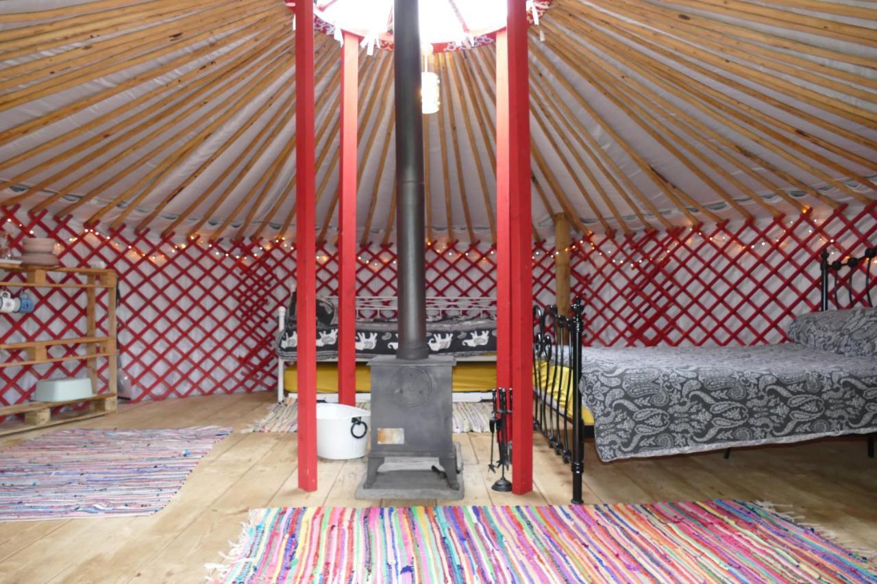 Alder Yurt Wych Elm Glamping Hotel เฮลสตัน ภายนอก รูปภาพ